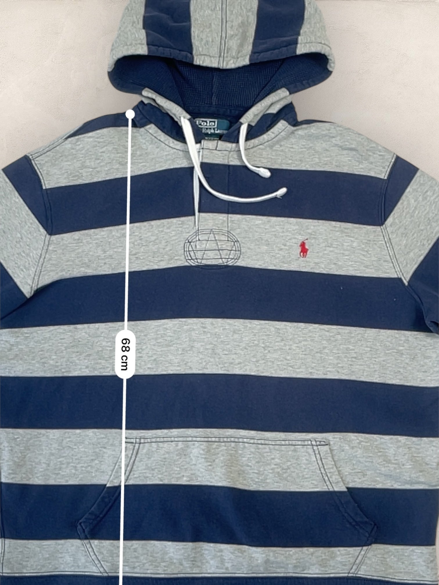 Sweat à capuche Ralph Lauren Ref: 2671 - BLEU MARINE - XL - amifrip - Friperie en ligne et vêtements vintage