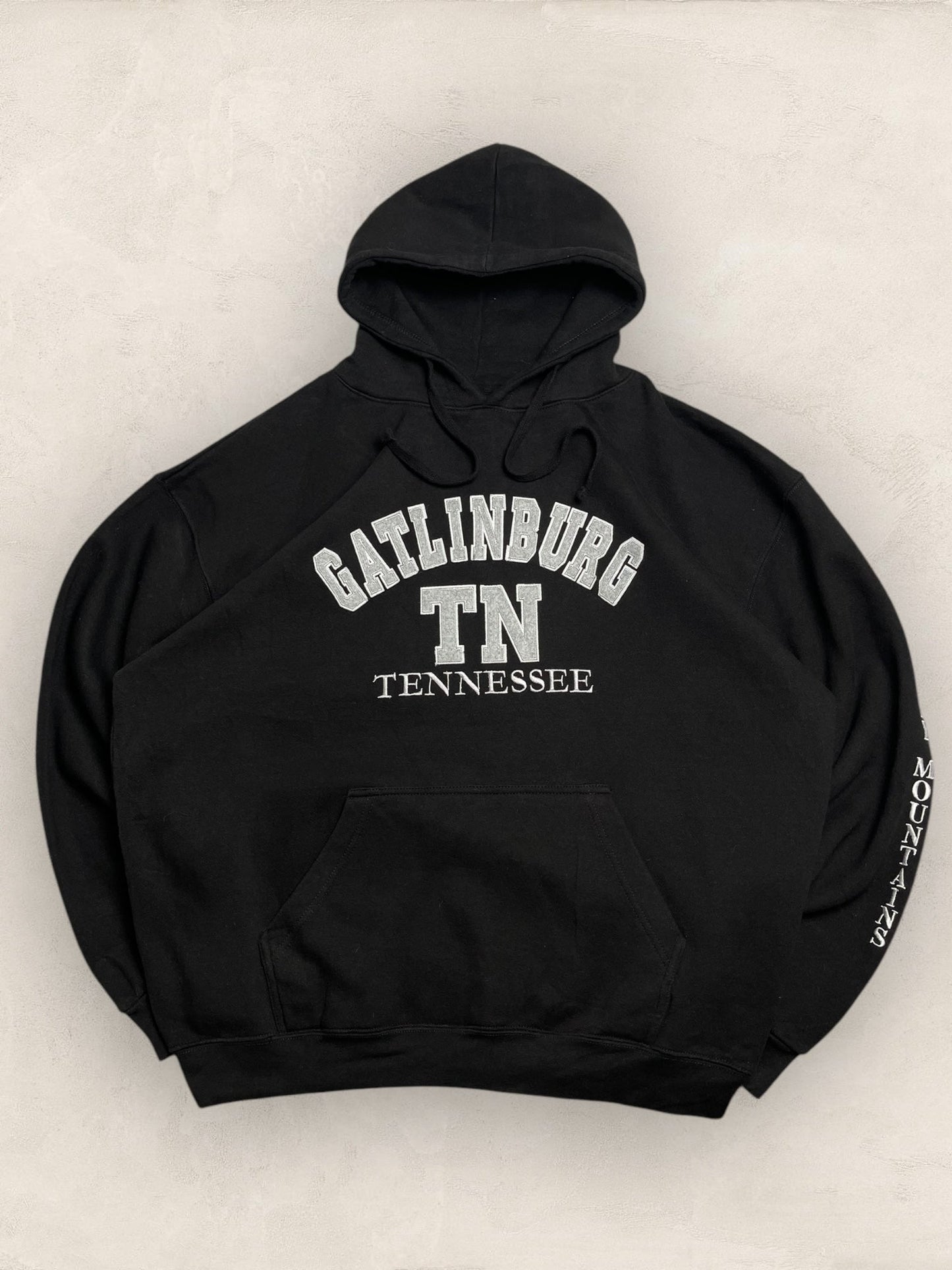 Sweat à capuche style universitaire « Tennessee » #2271 - Noir - XL - amifrip - Friperie en ligne et vêtements vintage