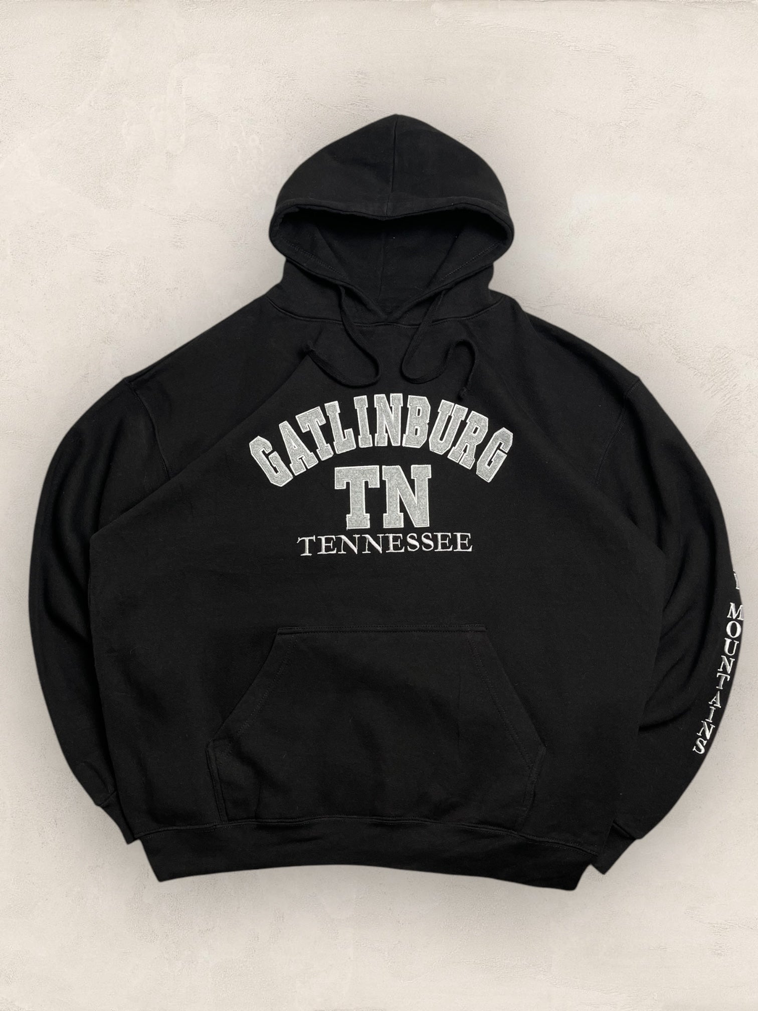 Sweat à capuche style universitaire « Tennessee » #2271 - Noir - XL - amifrip - Friperie en ligne et vêtements vintage