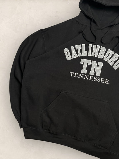Sweat à capuche style universitaire « Tennessee » #2271 - Noir - XL - amifrip - Friperie en ligne et vêtements vintage
