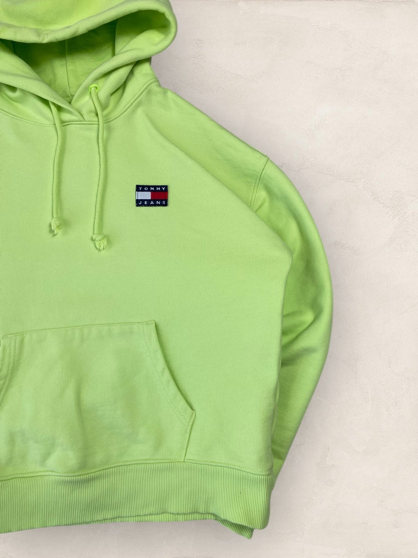 Sweat à capuche Tommy Hilfiger Jaune M Femme Ref: 2732 - Jaune - M - amifrip - Friperie en ligne et vêtements vintage