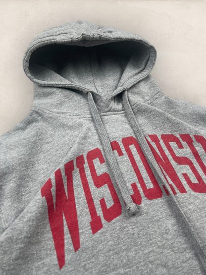 Sweat à capuche « Wisconsin » Sport - Team Ref: 2278 - GRIS - s - amifrip - Friperie en ligne et vêtements vintage