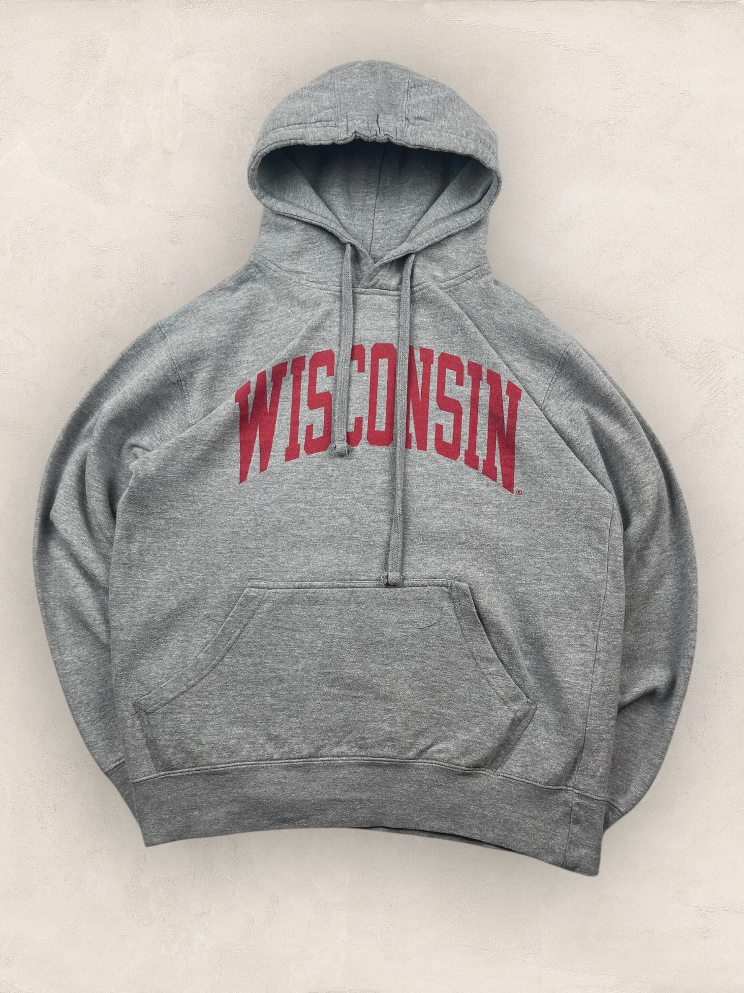 Sweat à capuche « Wisconsin » Sport - Team Ref: 2278 - GRIS - s - amifrip - Friperie en ligne et vêtements vintage
