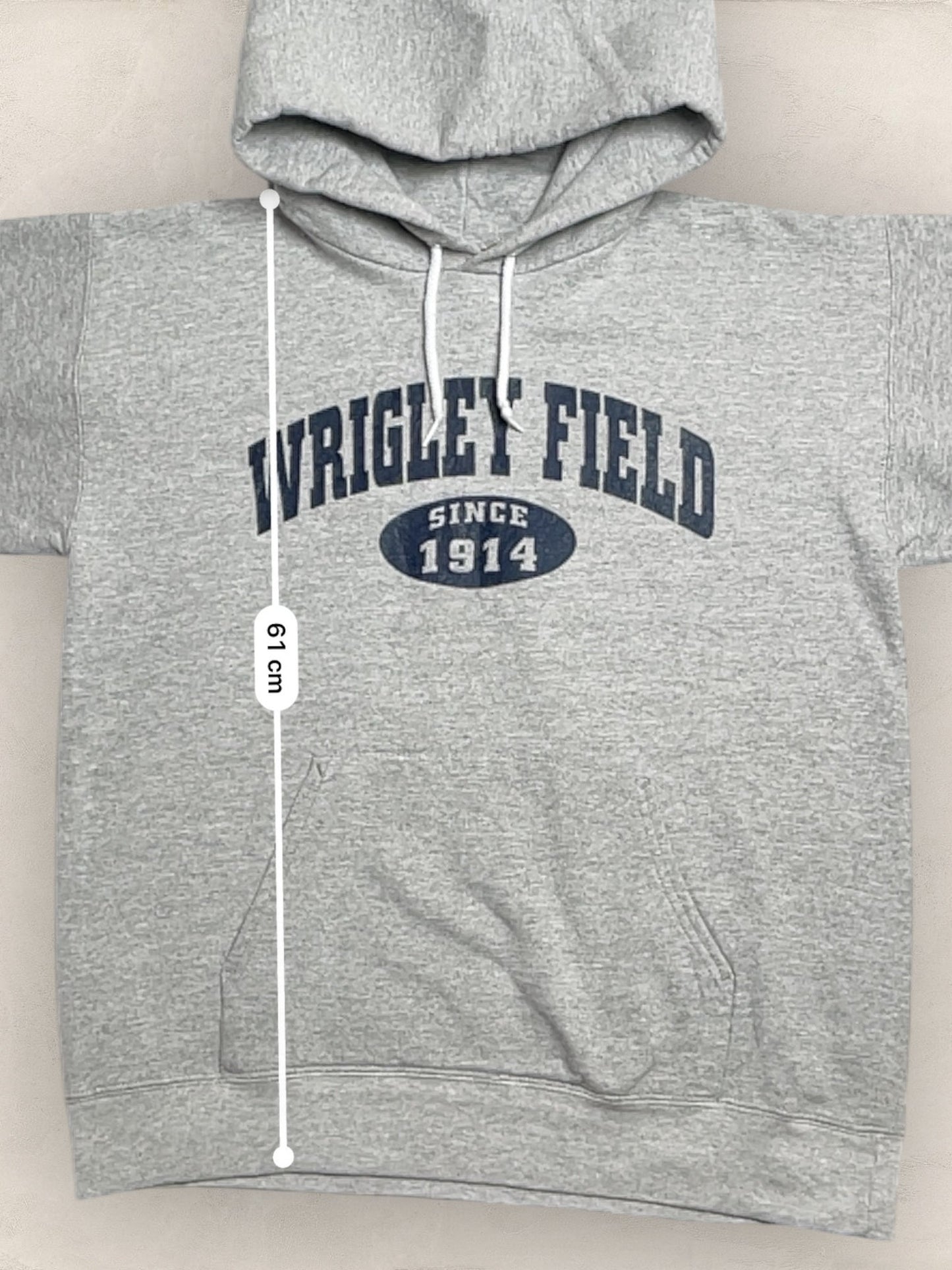 Sweat à capuche « Wrigley Field » Sport - Team Ref: 2275 - GRIS - S - amifrip - Friperie en ligne et vêtements vintage
