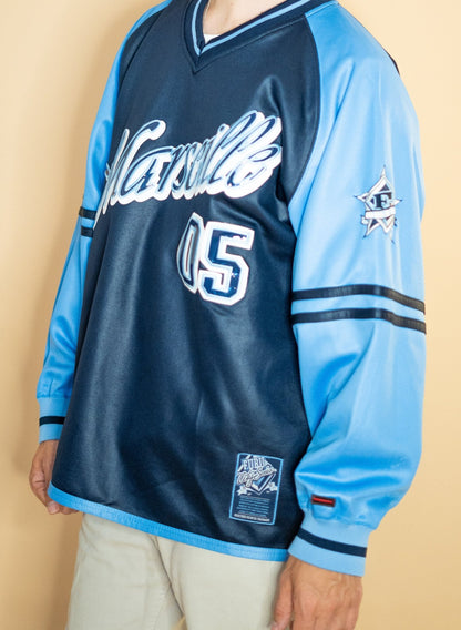 Sweat Fubu "Marseille" Vintage 1189 - S - BLEU - amifrip - Friperie en ligne et vêtements vintage