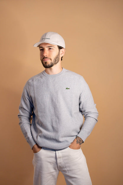Sweat Lacoste Homme Gris 423 - GRIS - L - amifrip - Friperie en ligne et vêtements vintage