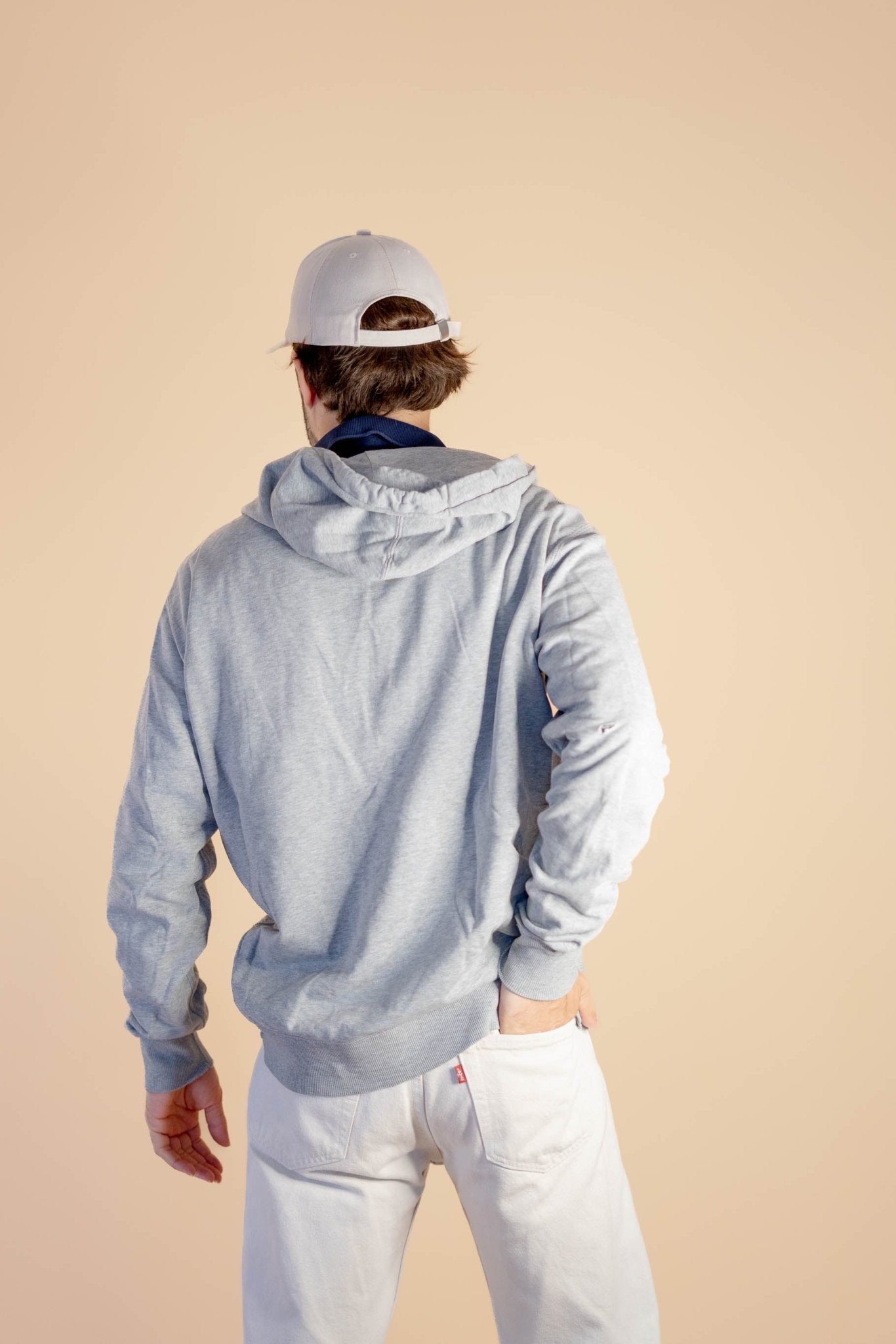 Sweat Zippé Converse Homme 879 - M - GRIS - amifrip - Friperie en ligne et vêtements vintage