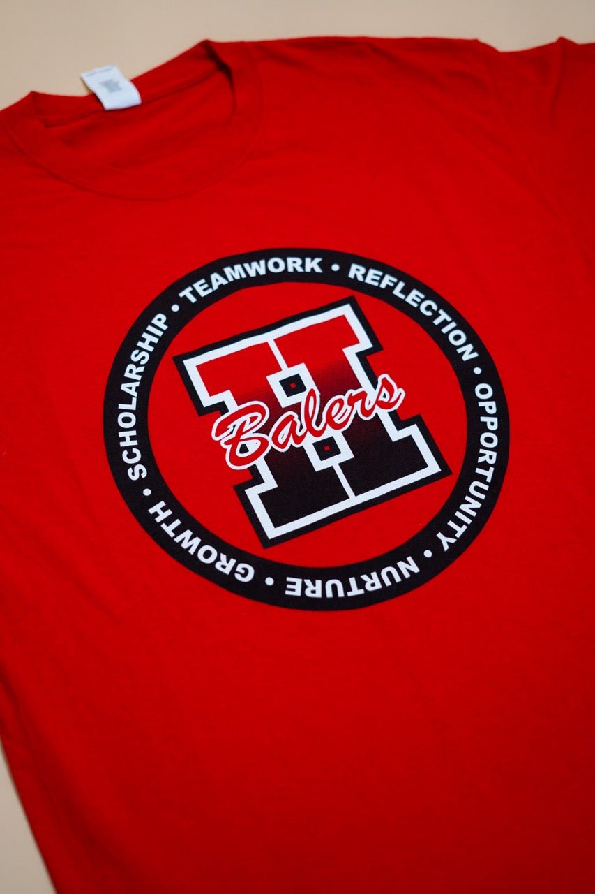 T-Shirt "Balers" - ROUGE - Coton - amifrip - Friperie en ligne et vêtements vintage