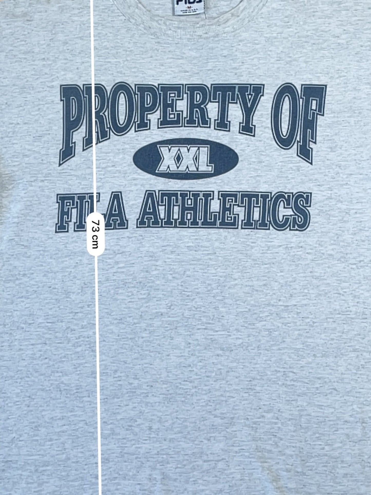 T-shirt Fila Made In Usa Vintage Style Universitaire Gris M Homme Ref : 1073 - Gris - M - amifrip - Friperie en ligne et vêtements vintage