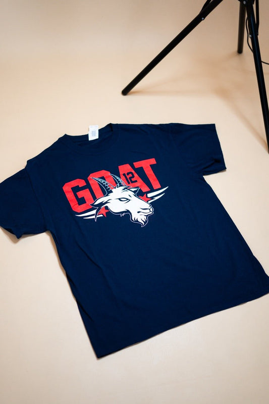 T-Shirt "GOAT" - BLEU - Coton - amifrip - Friperie en ligne et vêtements vintage