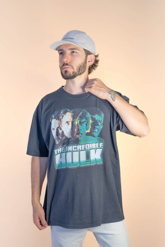 T-shirt "Hulk" Rétro 803 - 2XL - NOIR - amifrip - Friperie en ligne et vêtements vintage