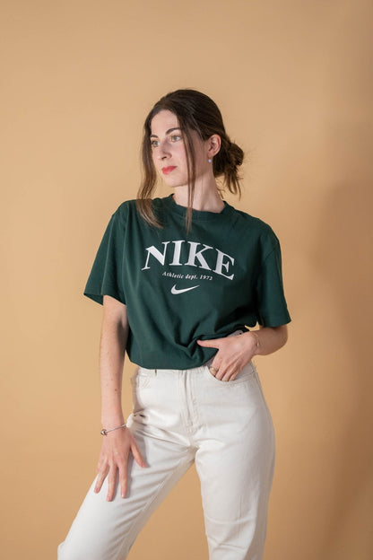T-shirt Long Nike Femme 874 - VERT - S - amifrip - Friperie en ligne et vêtements vintage