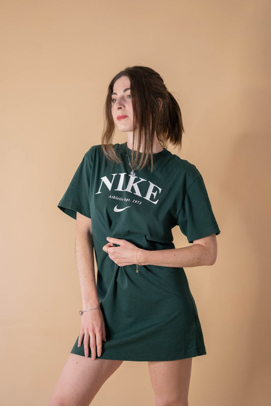 T-shirt Long Nike Femme 874 - VERT - S - amifrip - Friperie en ligne et vêtements vintage