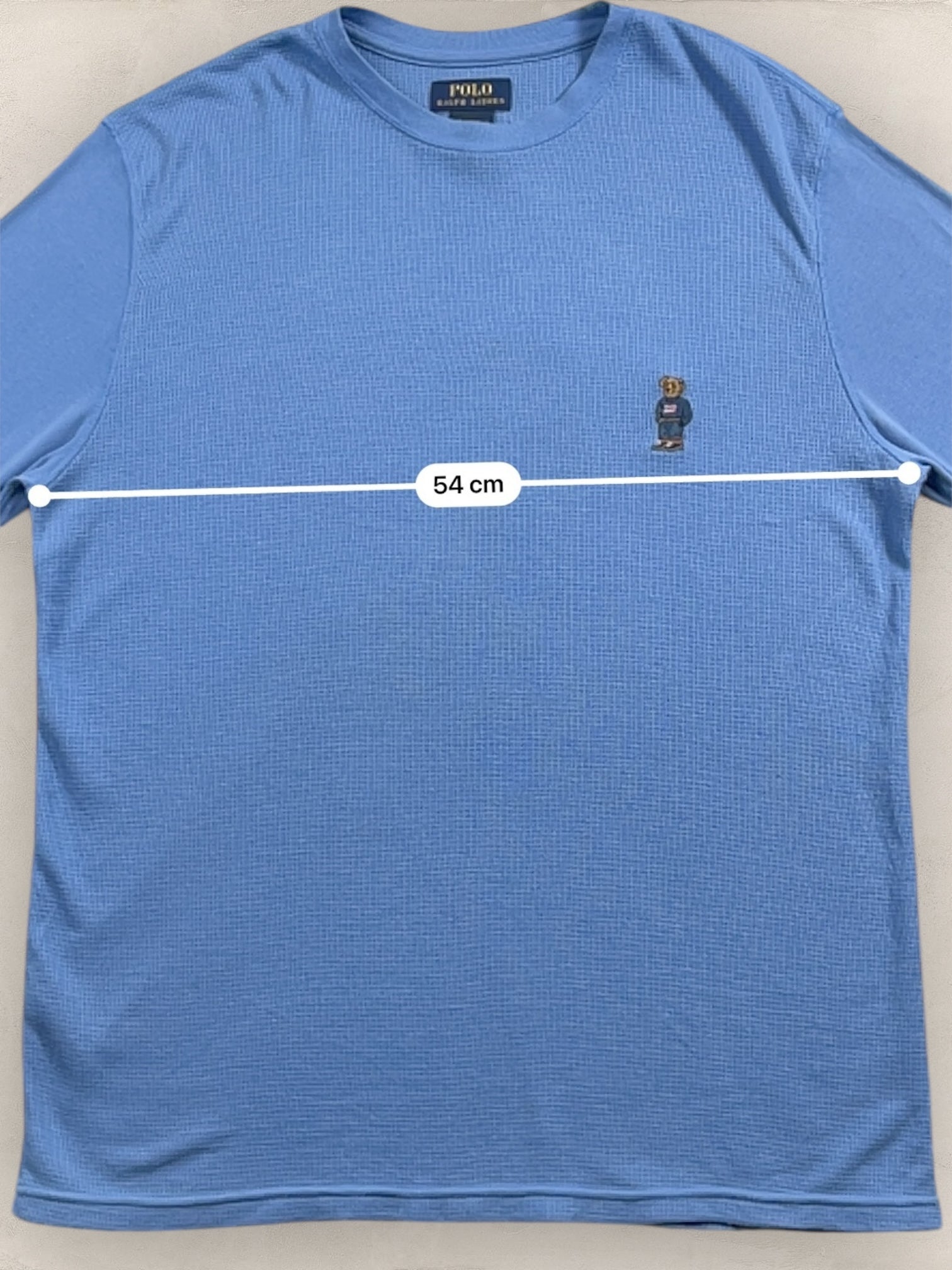 T-shirt Manches Longues Ralph Lauren Bear Bleu L Homme Ref : 2682 - Bleu - L - amifrip - Friperie en ligne et vêtements vintage