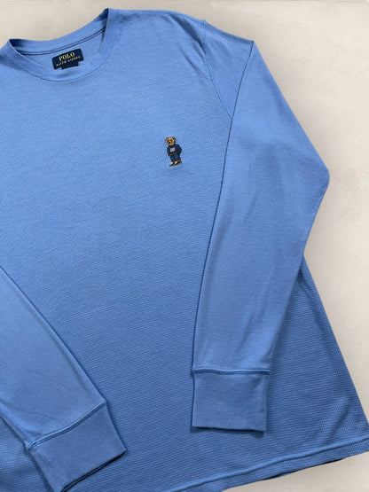 T-shirt Manches Longues Ralph Lauren Bear Bleu L Homme Ref : 2682 - Bleu - L - amifrip - Friperie en ligne et vêtements vintage