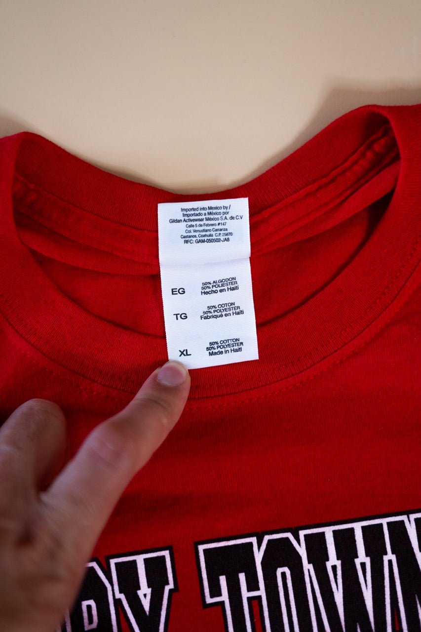 T-Shirt "Perry Township Youth Football" - ROUGE - Coton - amifrip - Friperie en ligne et vêtements vintage