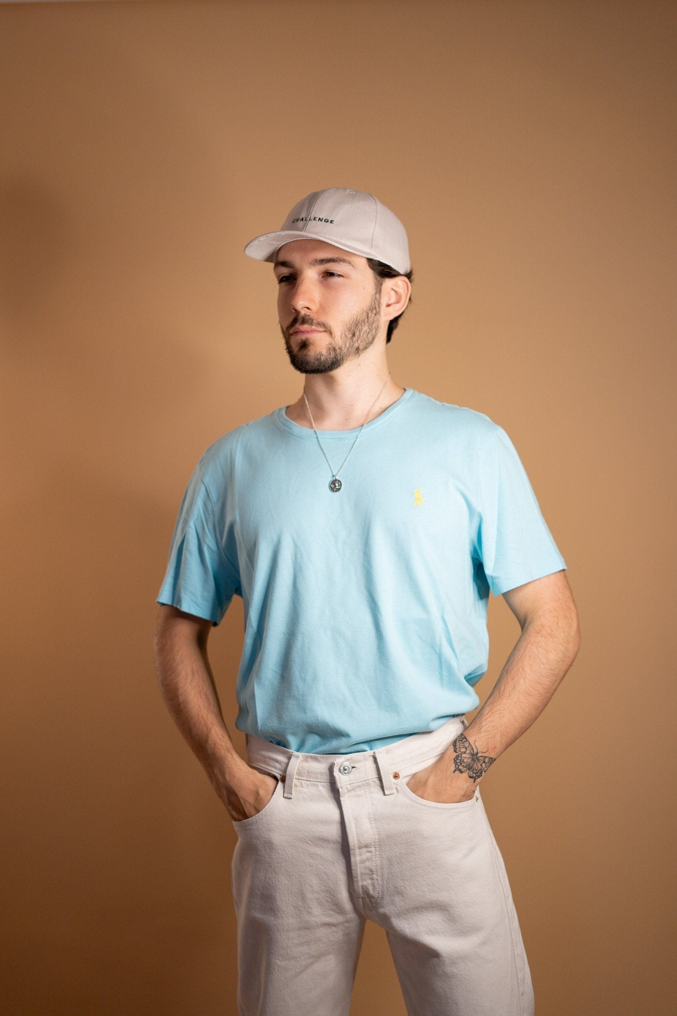 T - SHIRT RALPH LAUREN 493 - L - BLEU - amifrip - Friperie en ligne et vêtements vintage