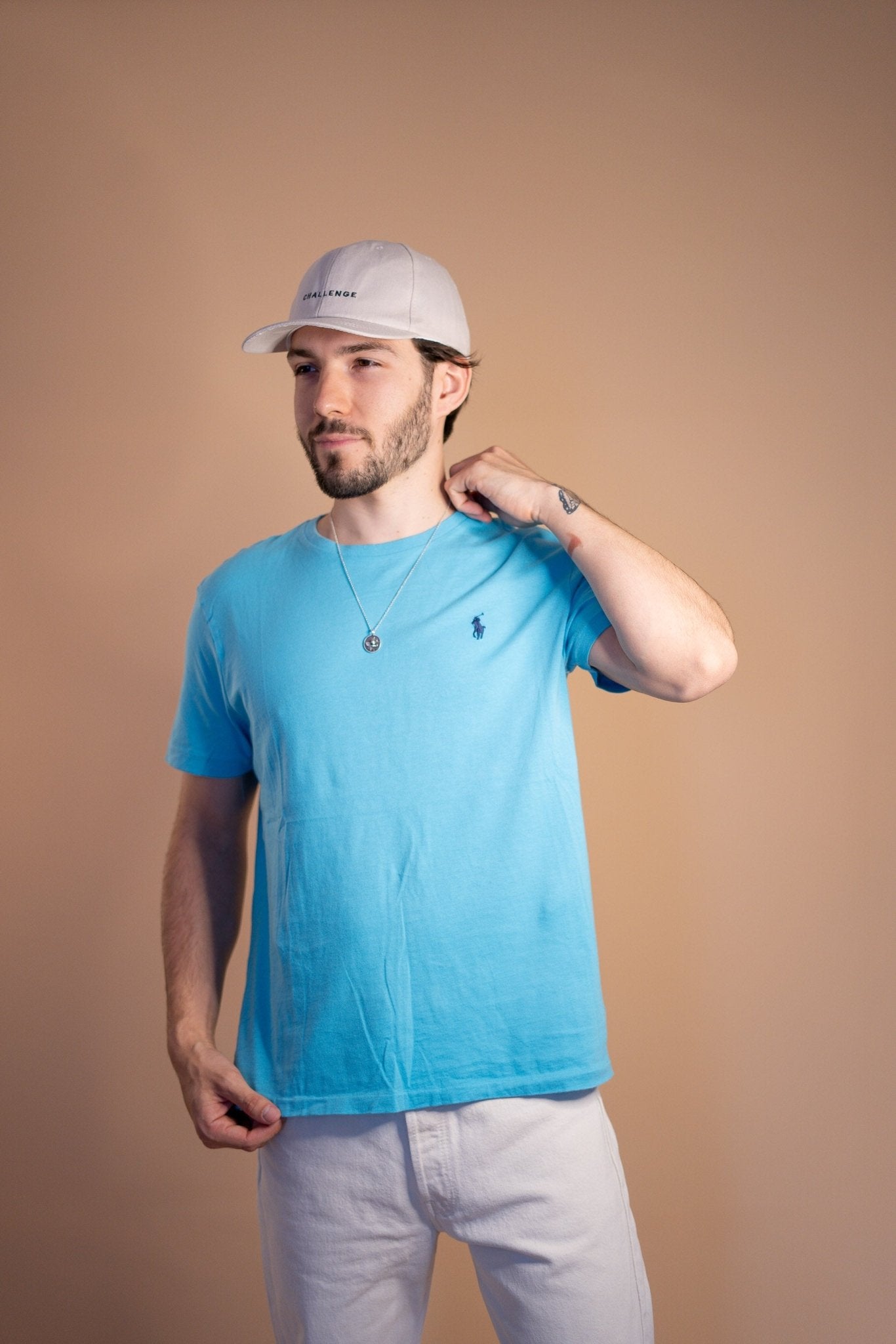 T - SHIRT RALPH LAUREN 494 - M - BLEU - amifrip - Friperie en ligne et vêtements vintage