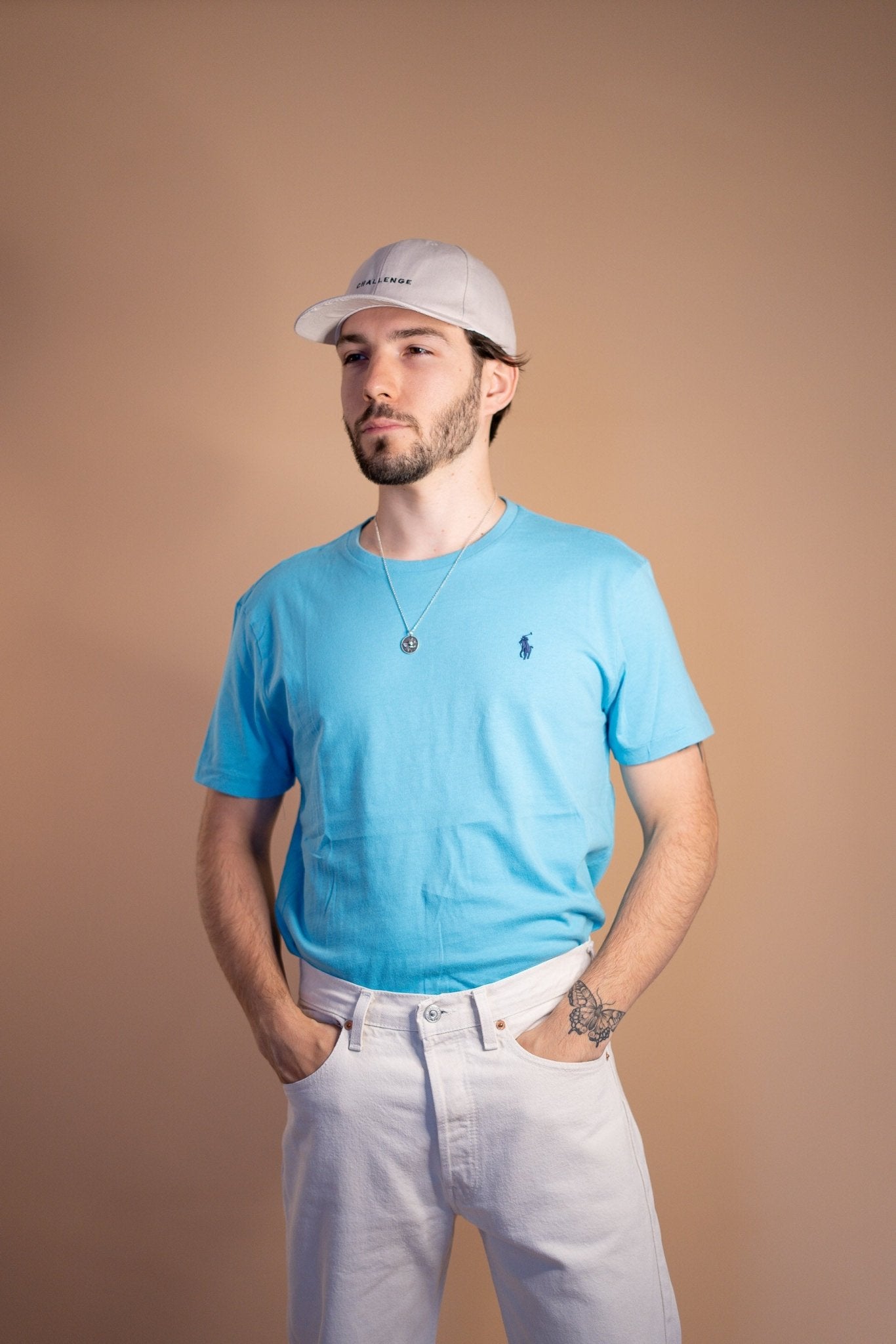 T - SHIRT RALPH LAUREN 494 - M - BLEU - amifrip - Friperie en ligne et vêtements vintage