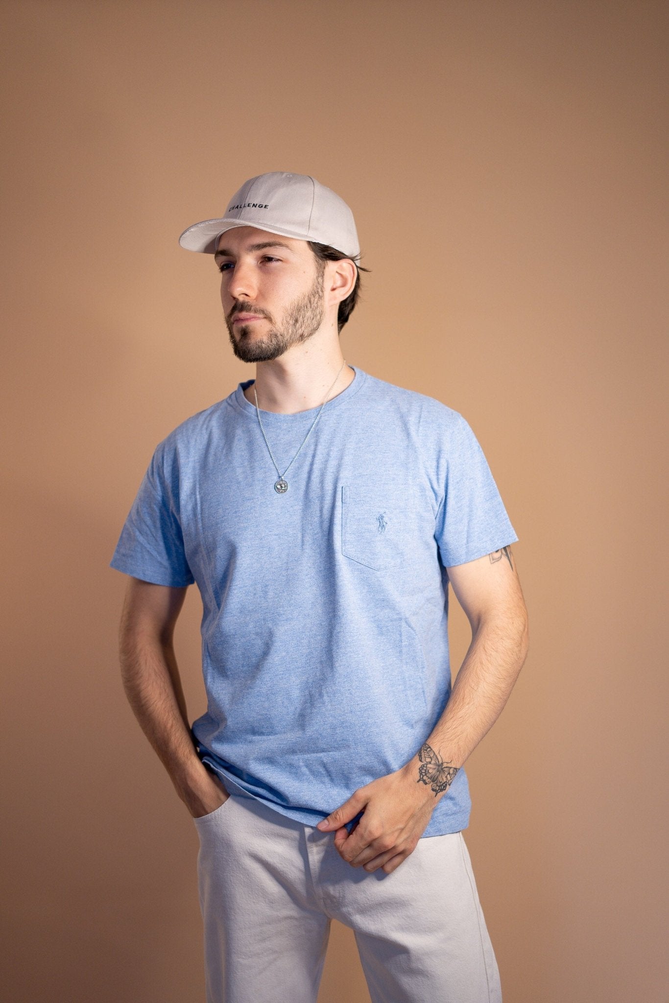 T - SHIRT RALPH LAUREN 506 - M - BLEU - amifrip - Friperie en ligne et vêtements vintage