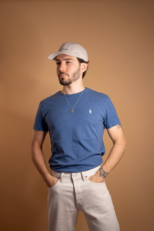 T - SHIRT RALPH LAUREN 518 - S - BLEU - amifrip - Friperie en ligne et vêtements vintage