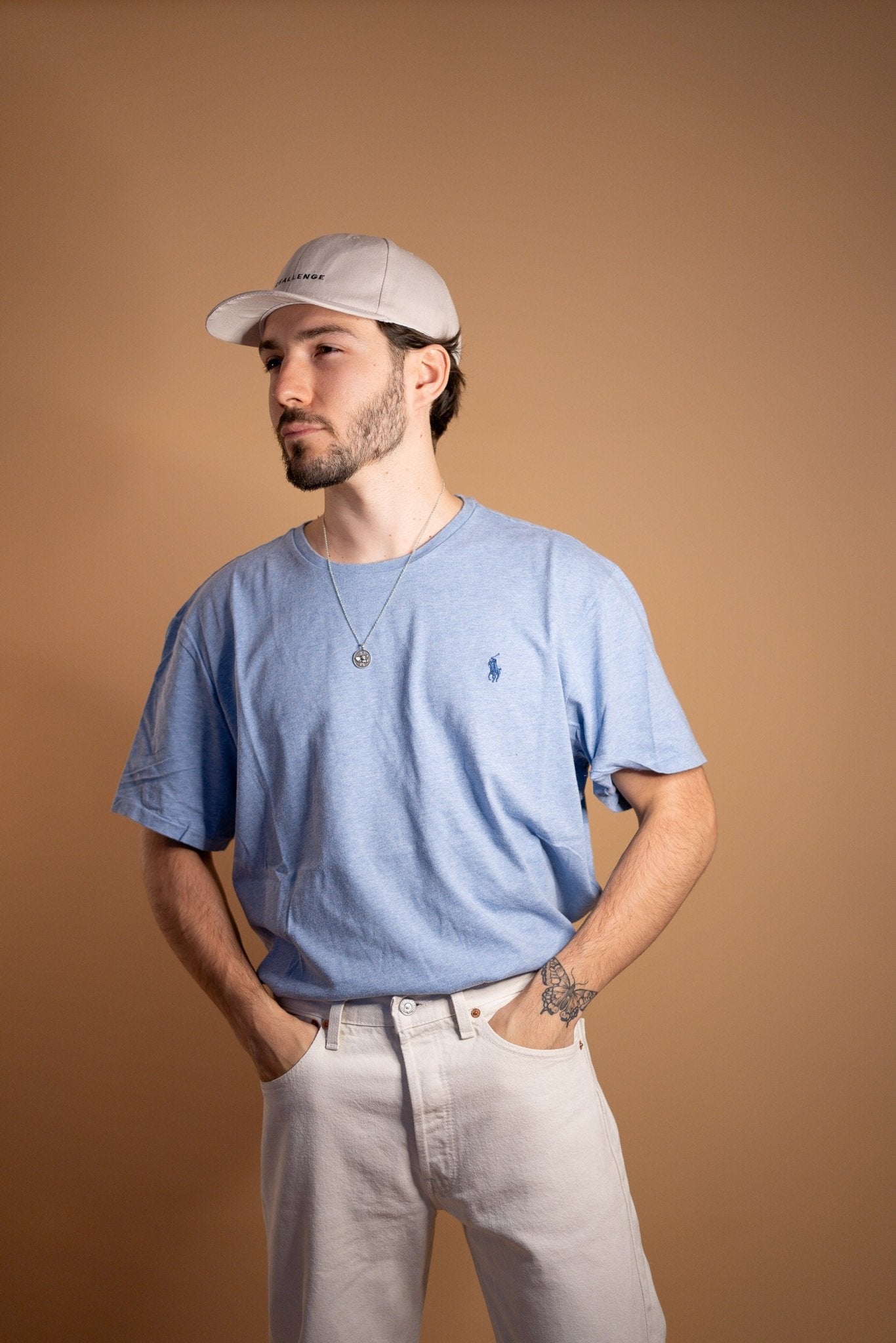 T - SHIRT RALPH LAUREN 520 - XL - BLEU - amifrip - Friperie en ligne et vêtements vintage