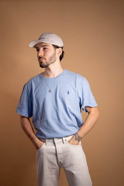 T - SHIRT RALPH LAUREN 520 - XL - BLEU - amifrip - Friperie en ligne et vêtements vintage
