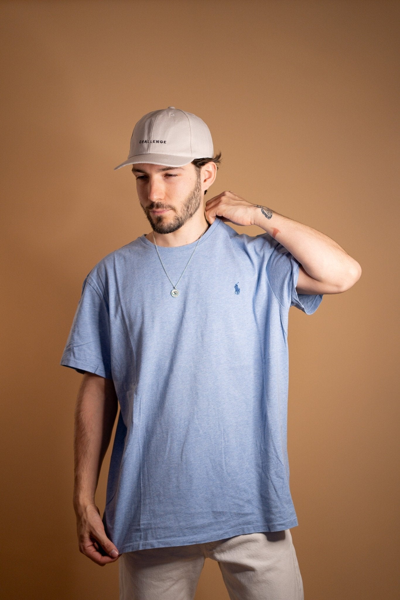 T - SHIRT RALPH LAUREN 520 - XL - BLEU - amifrip - Friperie en ligne et vêtements vintage
