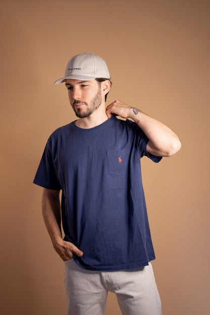 T - SHIRT RALPH LAUREN 523 - L - BLEU - amifrip - Friperie en ligne et vêtements vintage