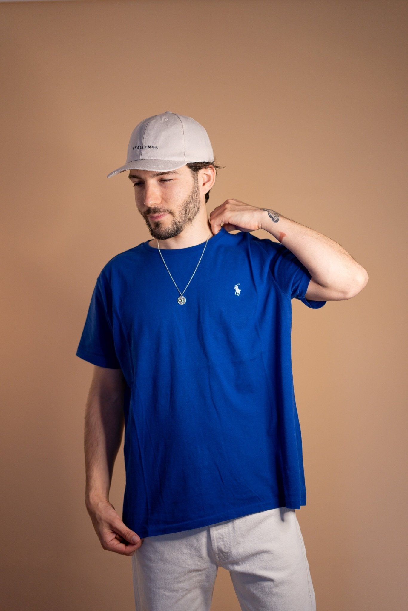 T - SHIRT RALPH LAUREN 534 - L - BLEU - amifrip - Friperie en ligne et vêtements vintage