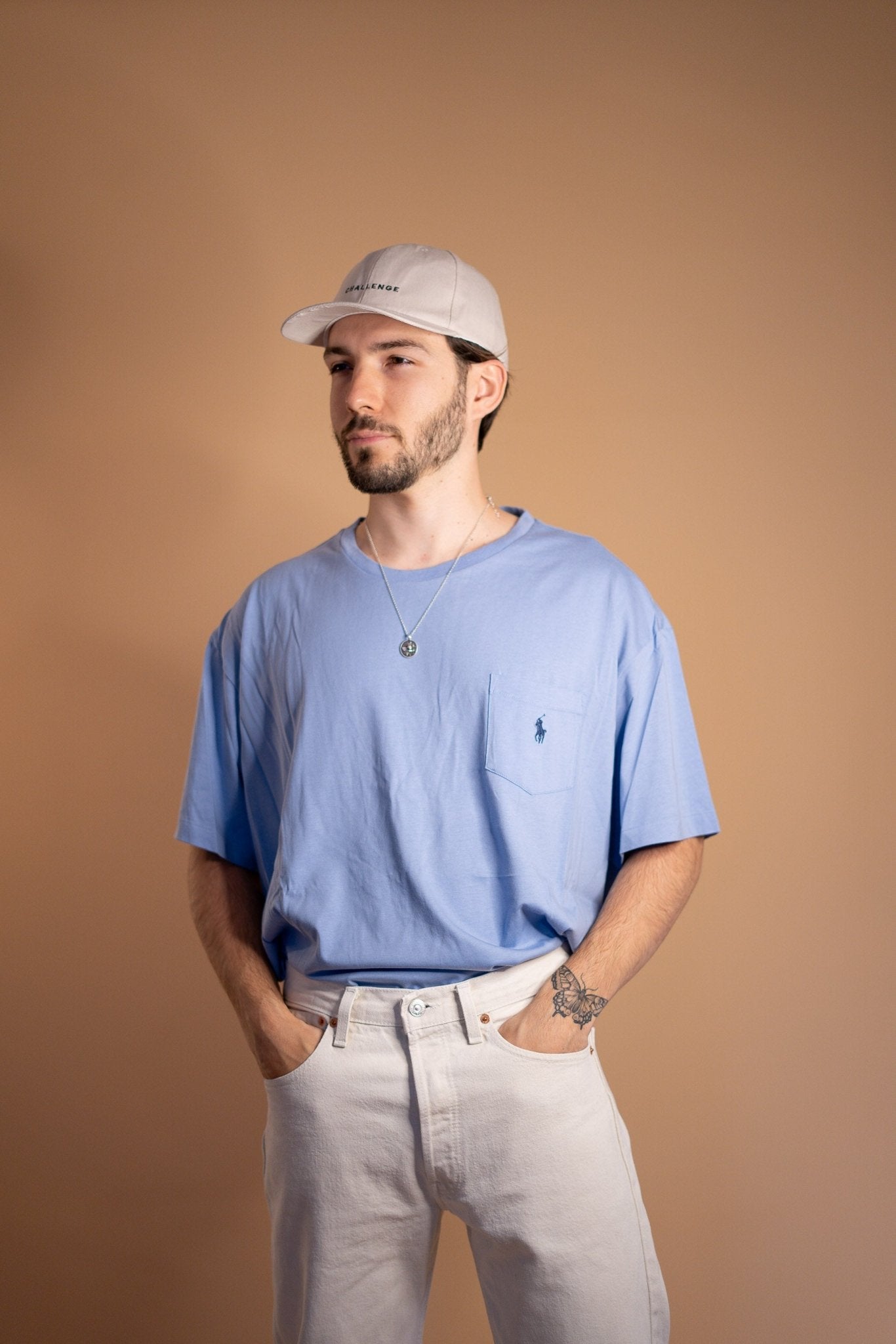 T - SHIRT RALPH LAUREN 584 - 2XL - BLEU - amifrip - Friperie en ligne et vêtements vintage