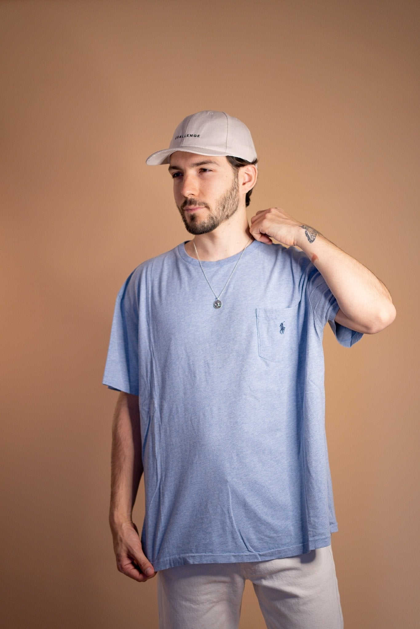 T - SHIRT RALPH LAUREN 585 - XL - BLEU - amifrip - Friperie en ligne et vêtements vintage