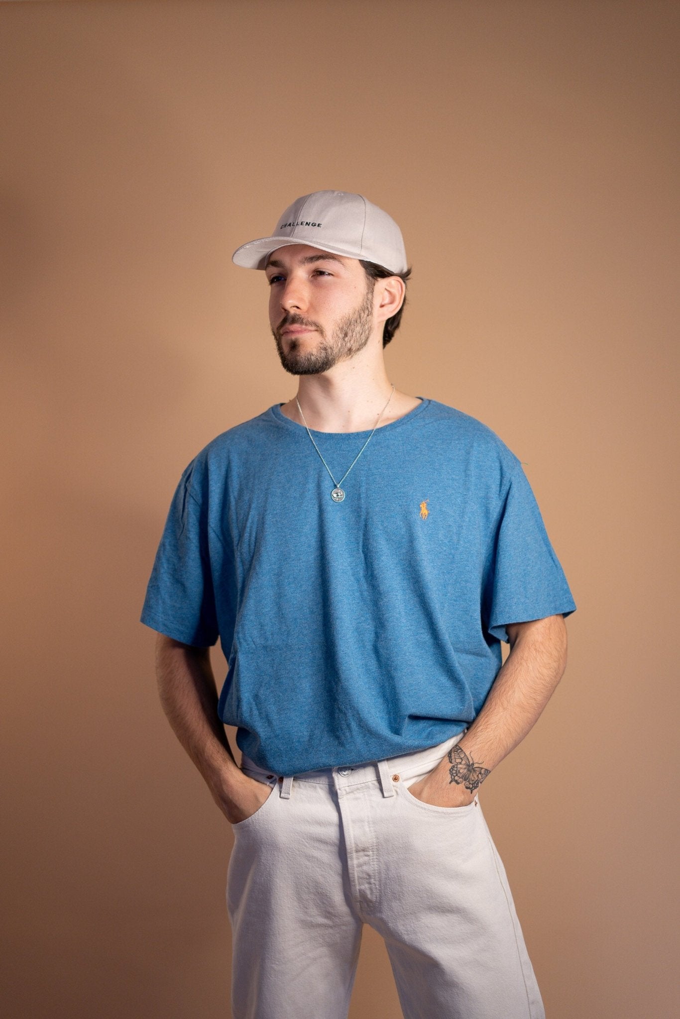 T - SHIRT RALPH LAUREN 591 - 2XL - BLEU - amifrip - Friperie en ligne et vêtements vintage