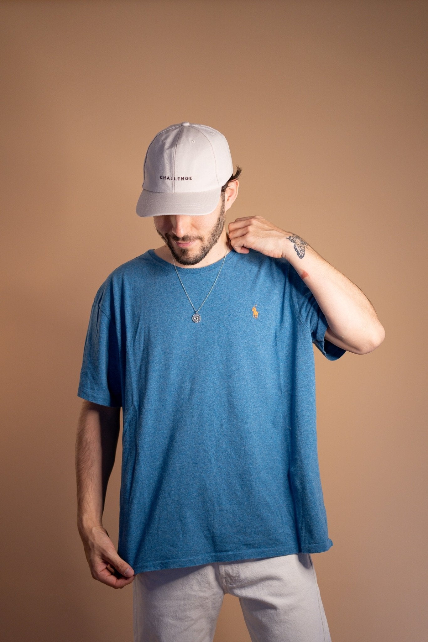 T - SHIRT RALPH LAUREN 591 - 2XL - BLEU - amifrip - Friperie en ligne et vêtements vintage
