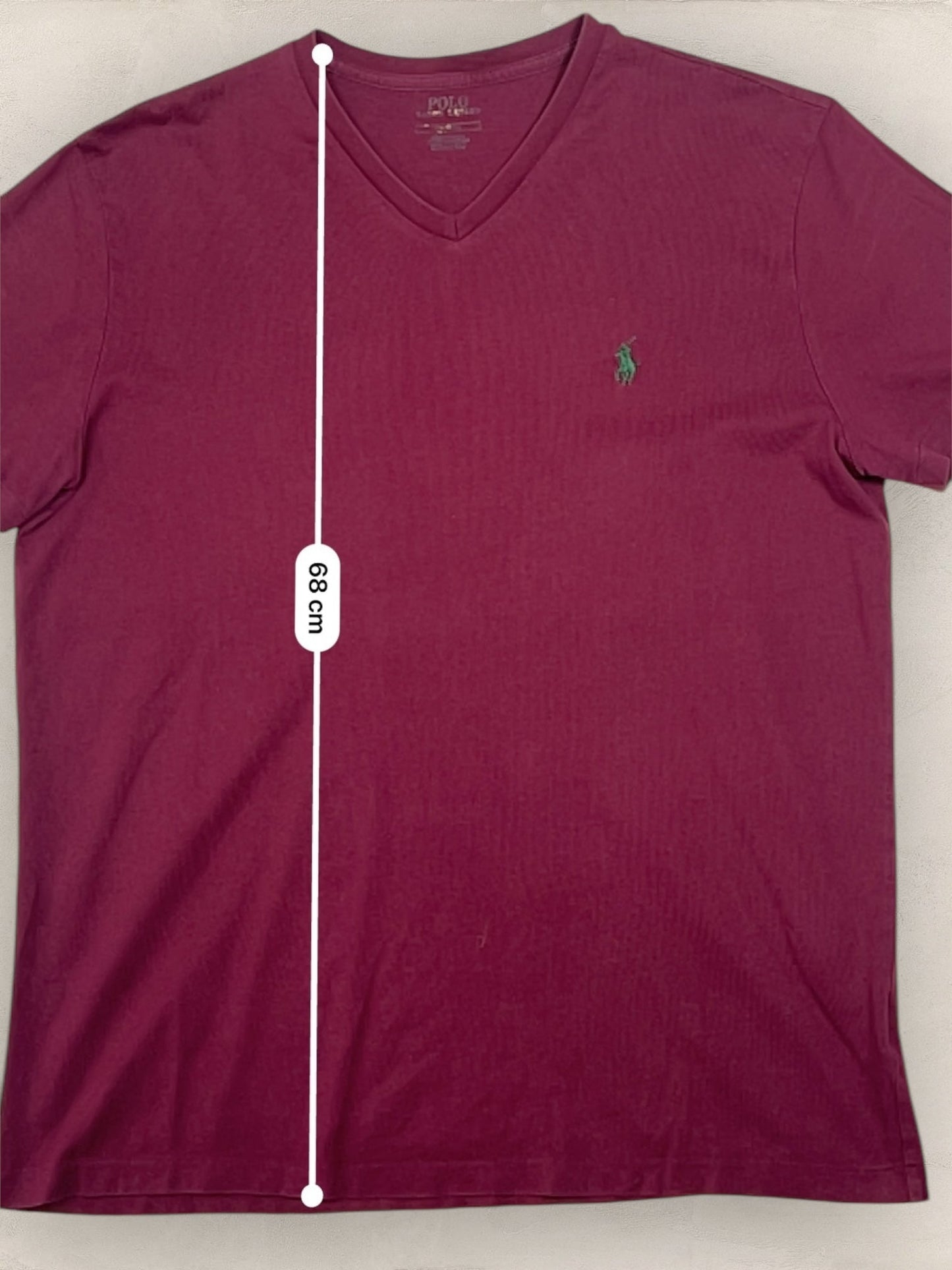 T-shirt Ralph Lauren Bordeaux M Homme Ref : 717 - Bordeaux - M - amifrip - Friperie en ligne et vêtements vintage