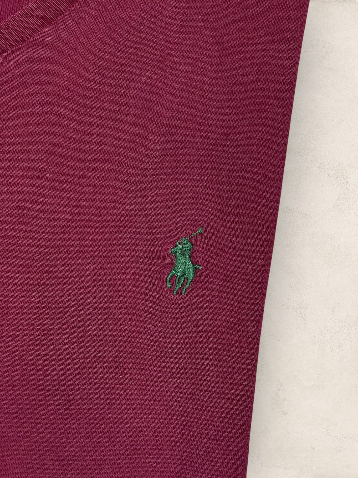 T-shirt Ralph Lauren Bordeaux M Homme Ref : 717 - Bordeaux - M - amifrip - Friperie en ligne et vêtements vintage