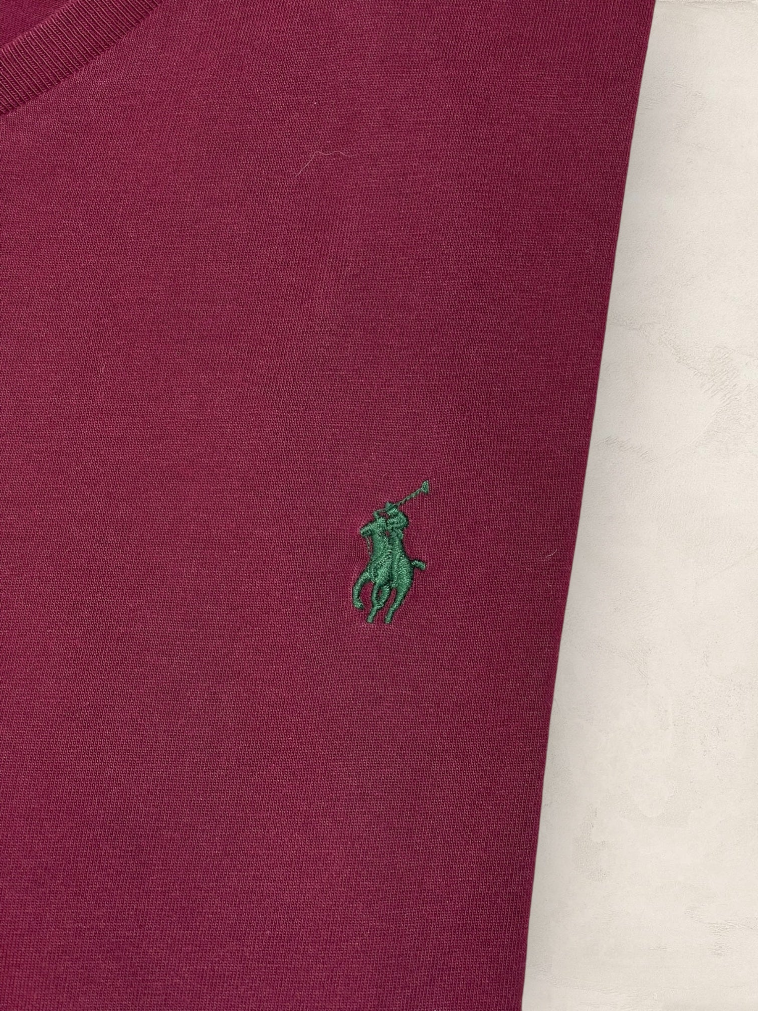 T-shirt Ralph Lauren Bordeaux M Homme Ref : 717 - Bordeaux - M - amifrip - Friperie en ligne et vêtements vintage