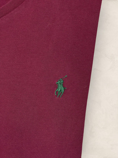 T-shirt Ralph Lauren Bordeaux M Homme Ref : 717 - Bordeaux - M - amifrip - Friperie en ligne et vêtements vintage