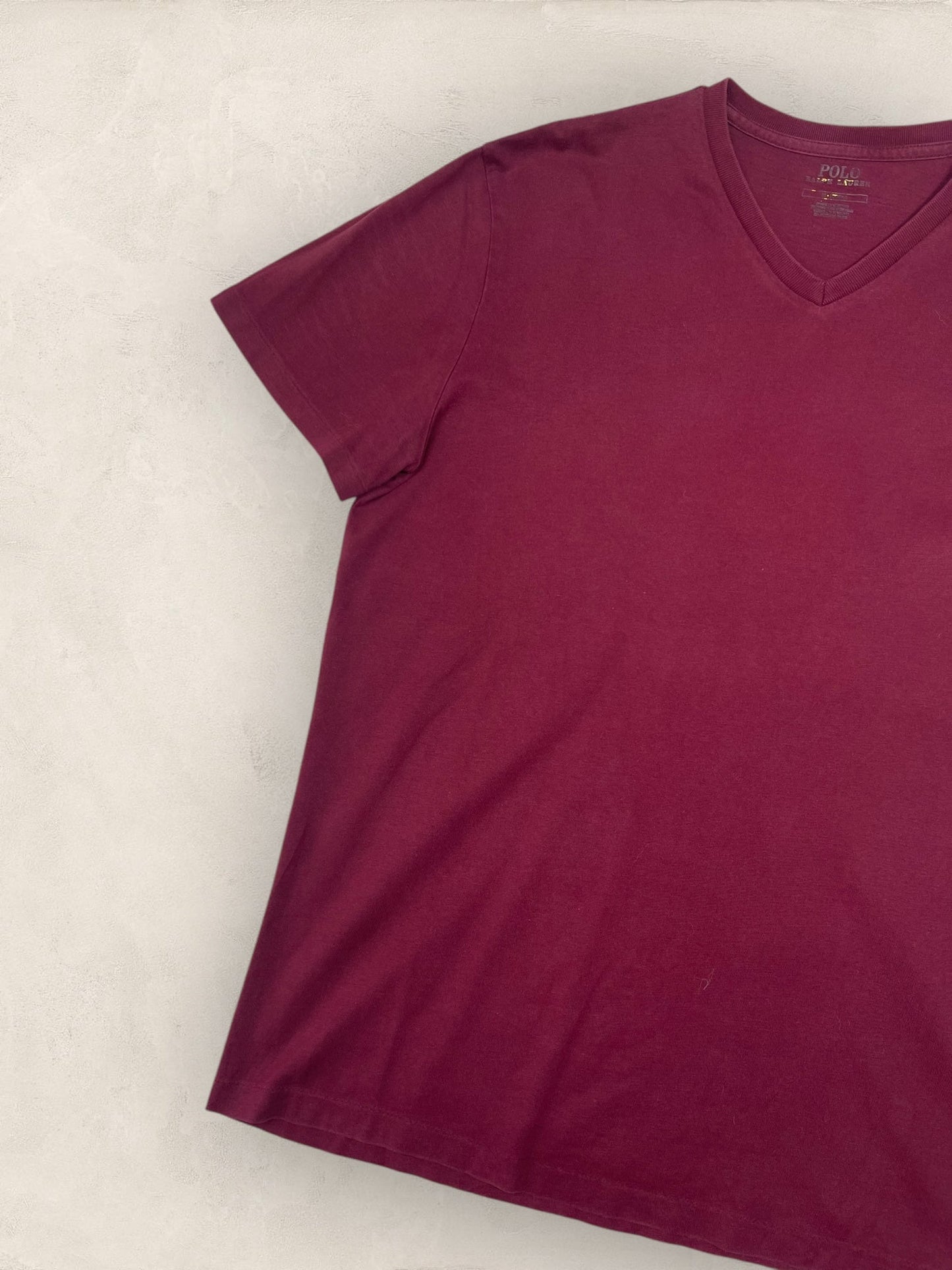 T-shirt Ralph Lauren Bordeaux M Homme Ref : 717 - Bordeaux - M - amifrip - Friperie en ligne et vêtements vintage