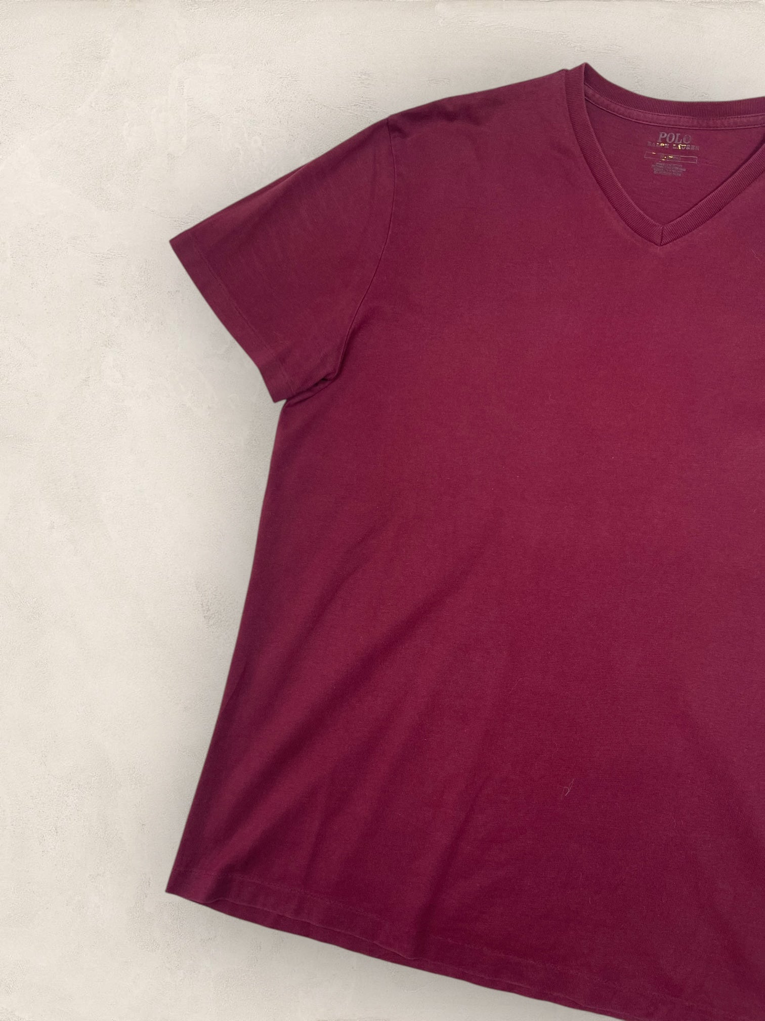 T-shirt Ralph Lauren Bordeaux M Homme Ref : 717 - Bordeaux - M - amifrip - Friperie en ligne et vêtements vintage