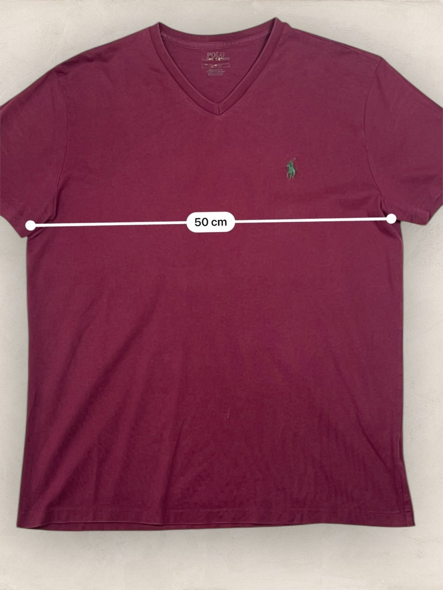 T-shirt Ralph Lauren Bordeaux M Homme Ref : 717 - Bordeaux - M - amifrip - Friperie en ligne et vêtements vintage