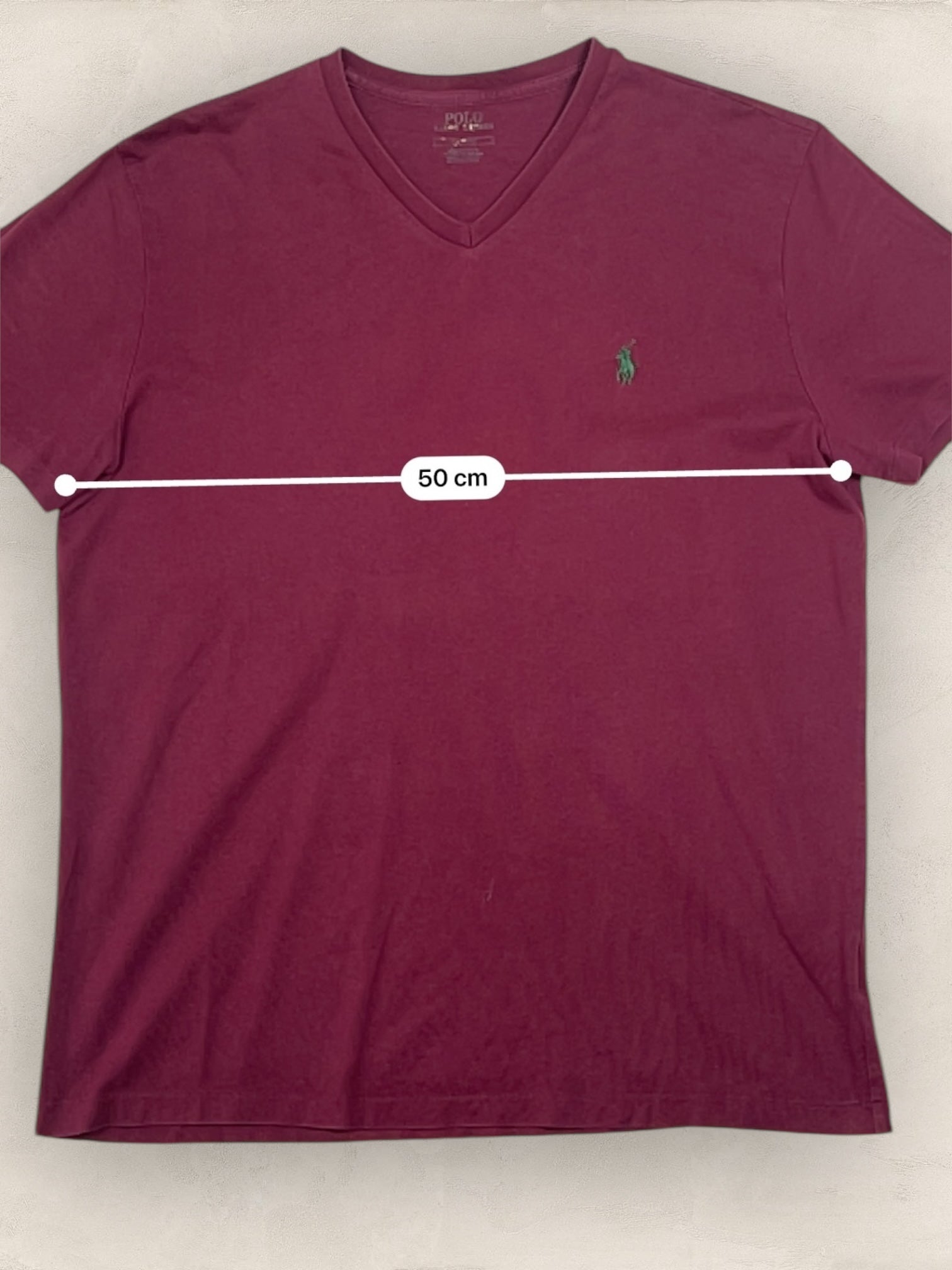 T-shirt Ralph Lauren Bordeaux M Homme Ref : 717 - Bordeaux - M - amifrip - Friperie en ligne et vêtements vintage