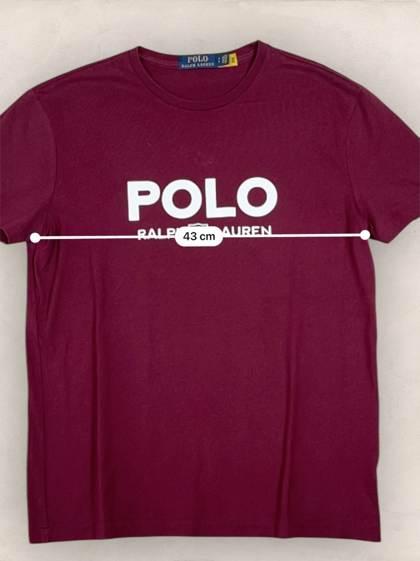 T-shirt Ralph Lauren Bordeaux S Homme Ref : 716 - Bordeaux - S - amifrip - Friperie en ligne et vêtements vintage