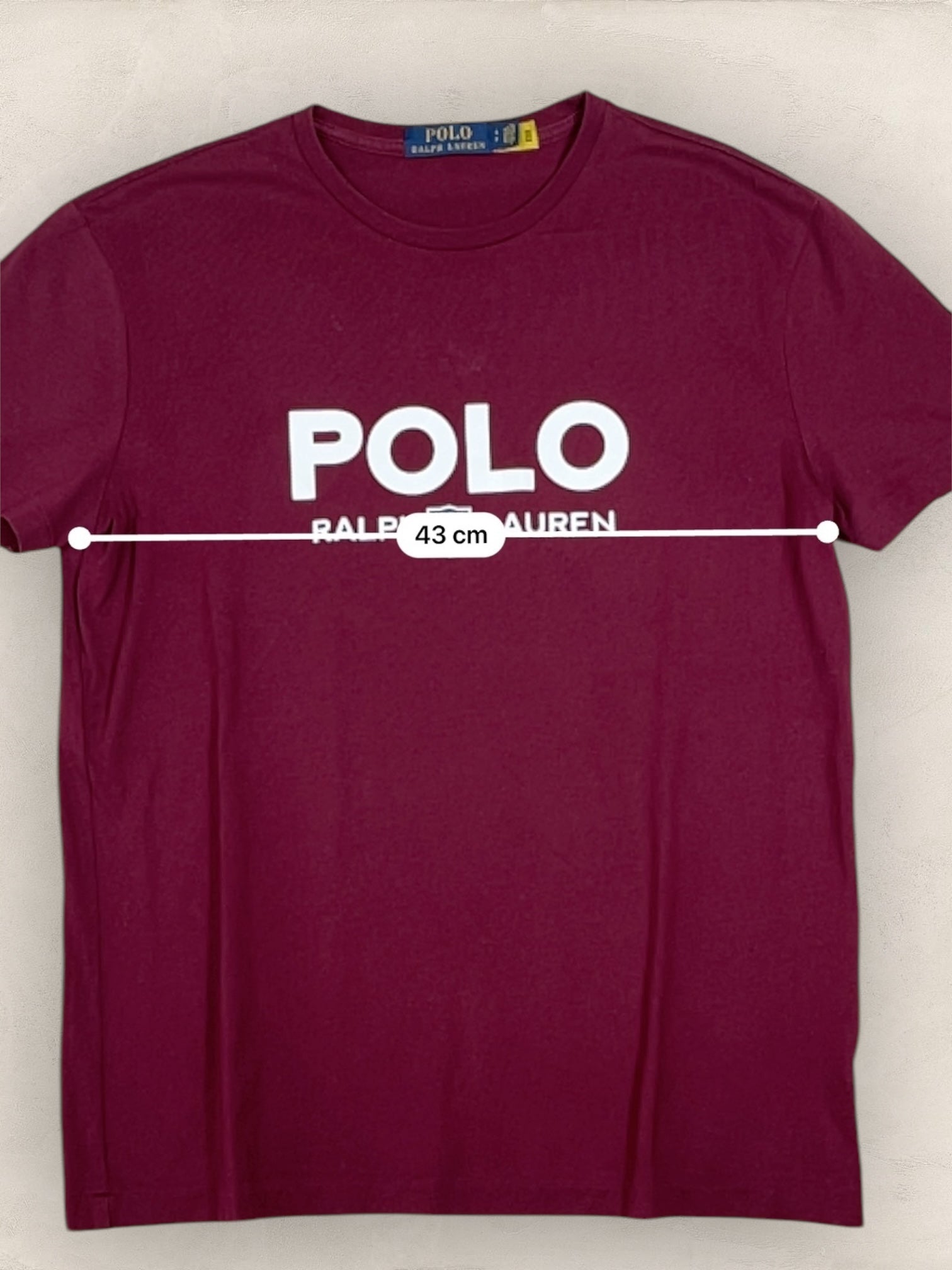 T-shirt Ralph Lauren Bordeaux S Homme Ref : 716 - Bordeaux - S - amifrip - Friperie en ligne et vêtements vintage