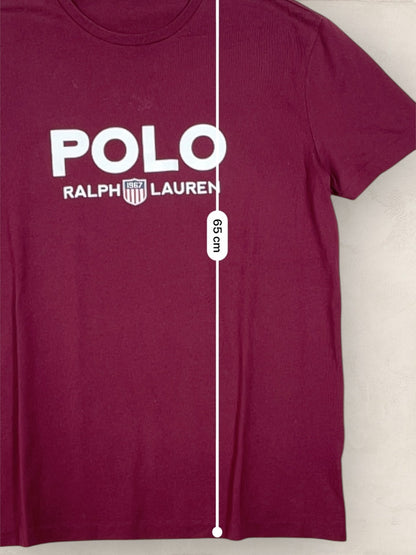 T-shirt Ralph Lauren Bordeaux S Homme Ref : 716 - Bordeaux - S - amifrip - Friperie en ligne et vêtements vintage