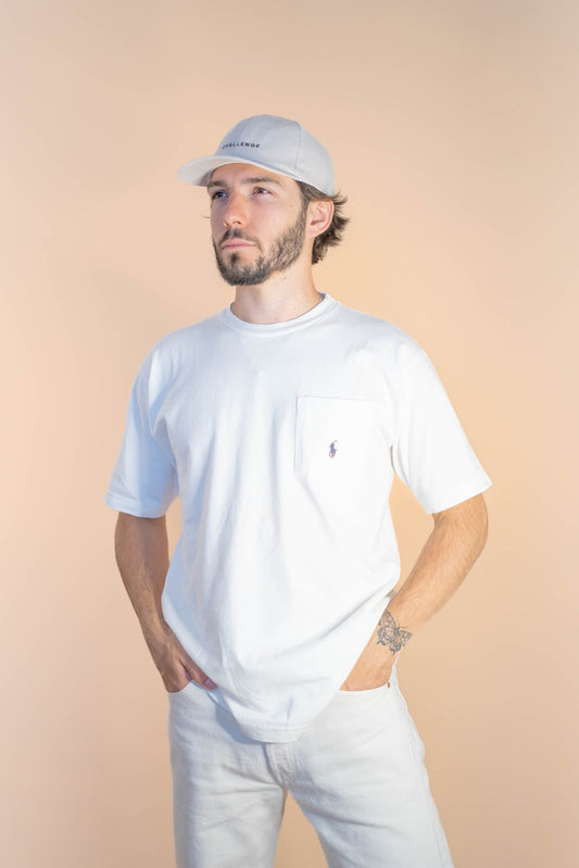 T-shirt Ralph Lauren Homme 222 - L - BLANC - amifrip - Friperie en ligne et vêtements vintage
