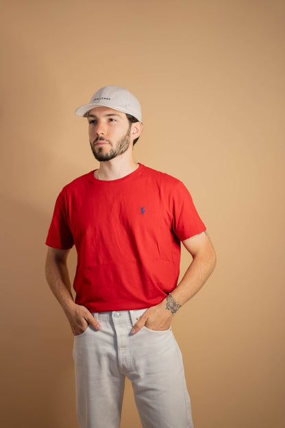 T-shirt Ralph Lauren Homme 499 - M - ROUGE - amifrip - Friperie en ligne et vêtements vintage
