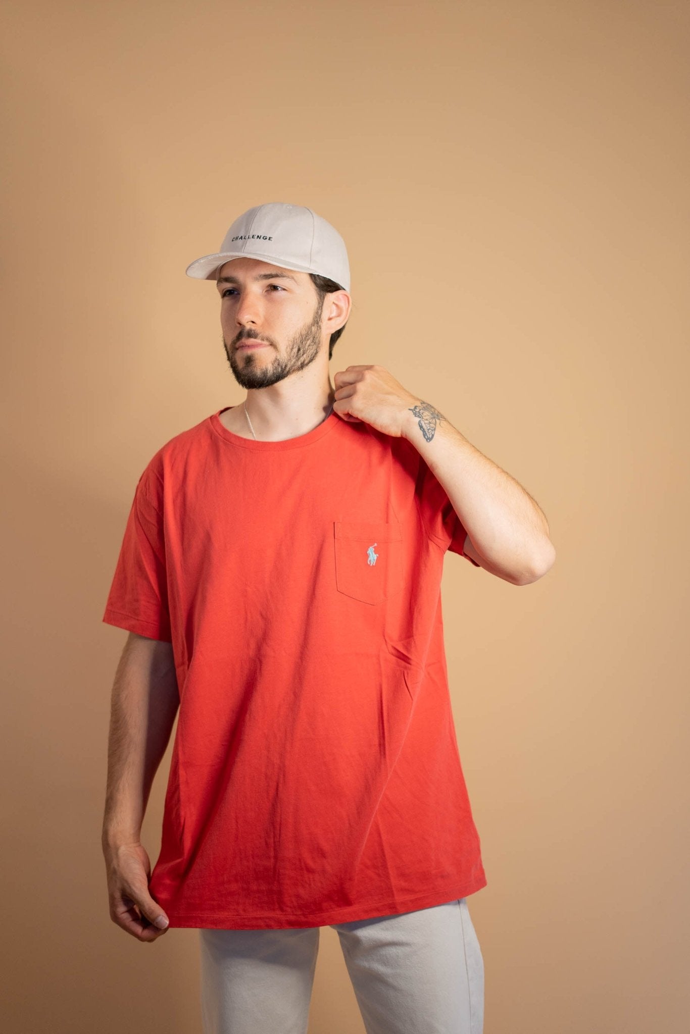 T-shirt Ralph Lauren Homme 576 - XL - ORANGE - amifrip - Friperie en ligne et vêtements vintage