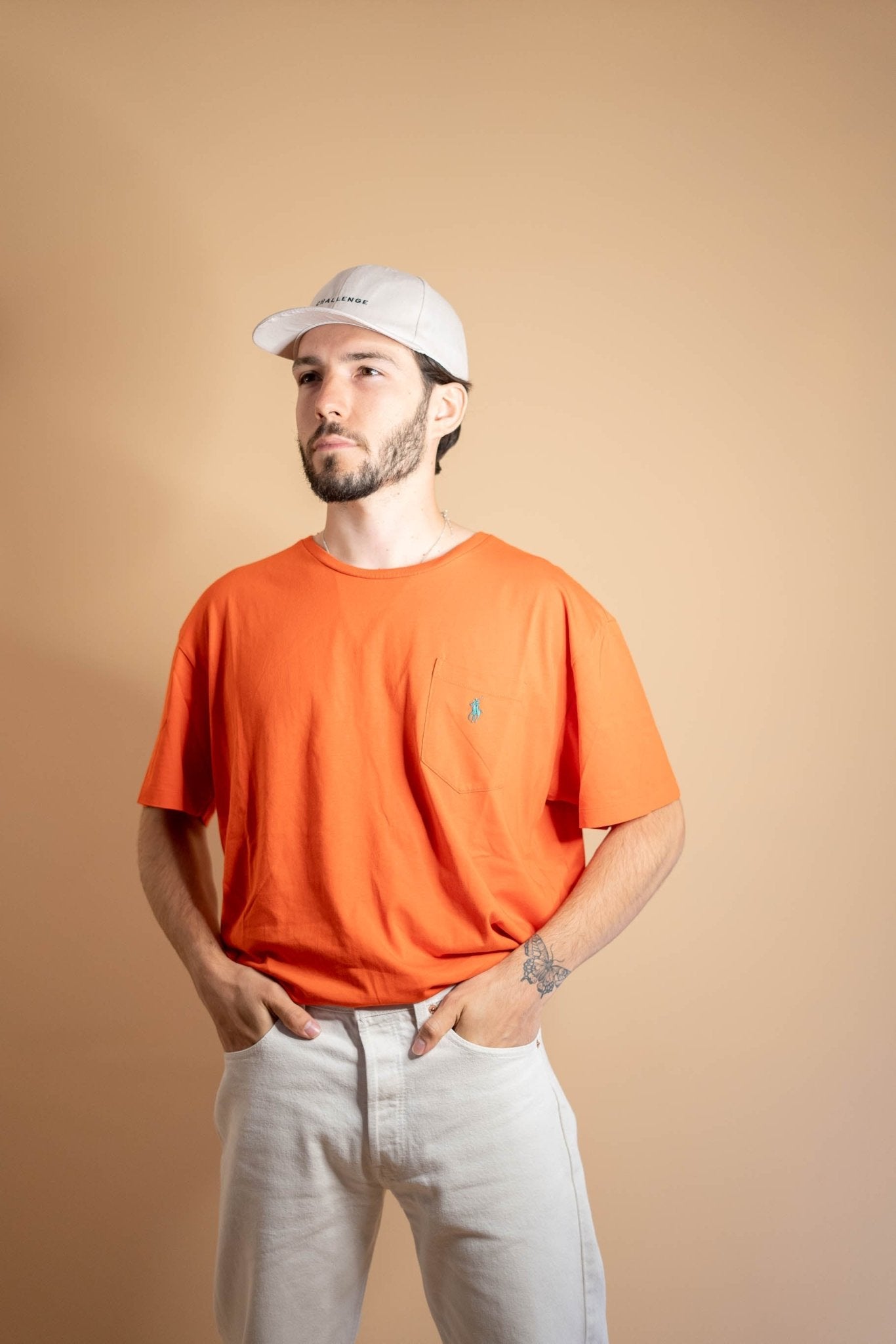 T-shirt Ralph Lauren Homme 577 - L - ORANGE - amifrip - Friperie en ligne et vêtements vintage