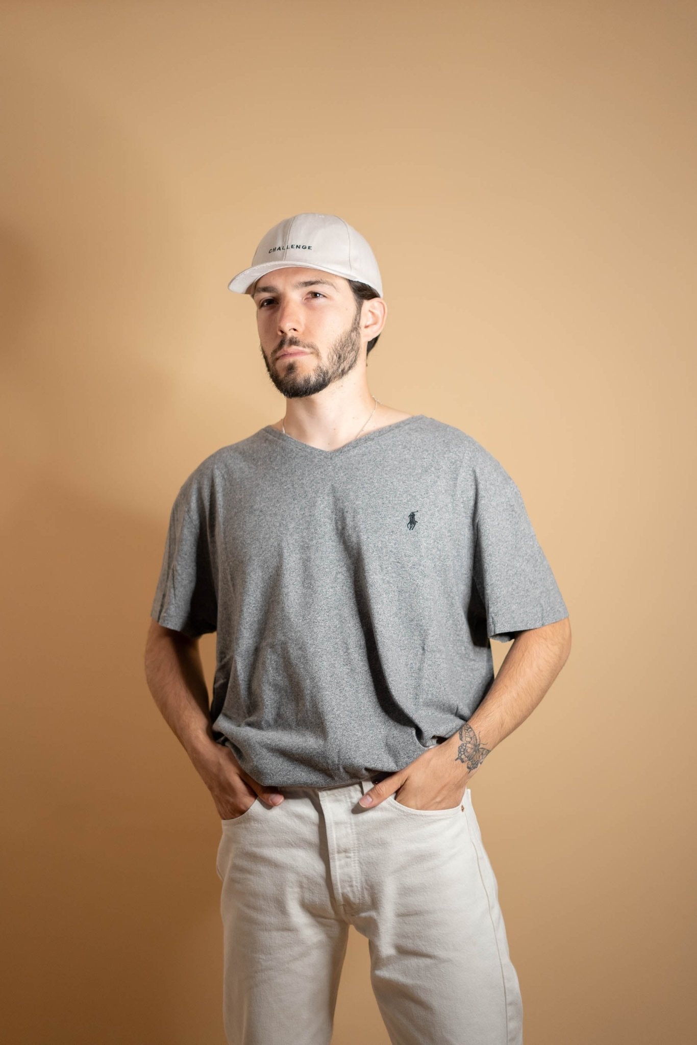 T-shirt Ralph Lauren Homme 578 - XL - GRIS - amifrip - Friperie en ligne et vêtements vintage